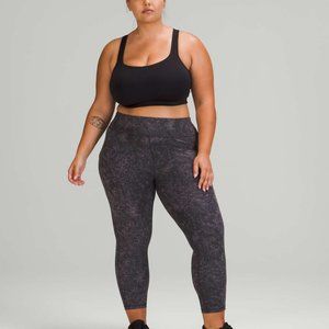 Lululemon perfect condition NWOT invigorate lavender gray denim 23” size 6